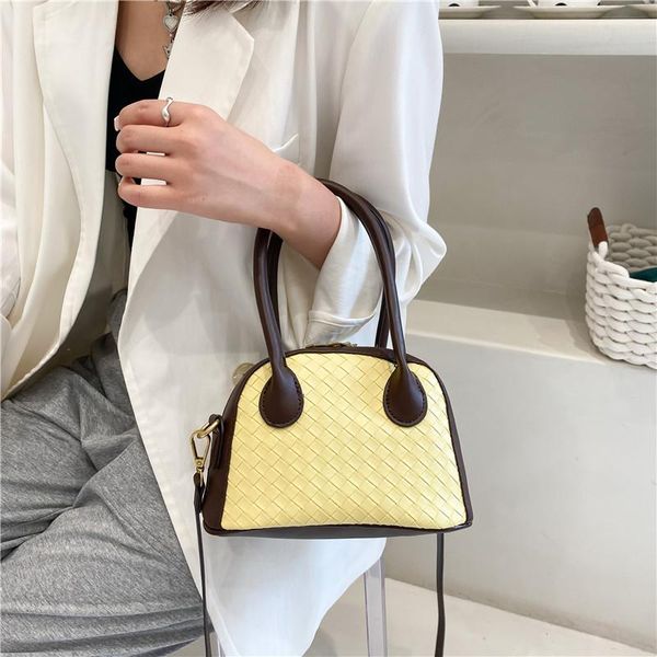 evening bags luxury designer color contrast women's shoulder bag brand handbag pu leather crossbody fashion woven shell female purses
evening bags luxury designer color contrast women's shoulder bag brand handbag pu leather crossbody fashion woven shell female purses