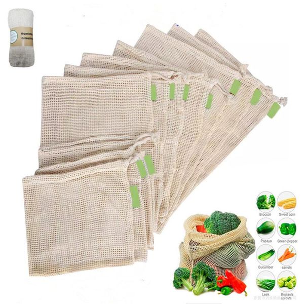 hanging baskets 10pcs/set cotton mesh bag premium organic storage reusable washable for fruit vegetable shopping drawstring
hanging baskets 10pcs/set cotton mesh bag premium organic storage reusable washable for fruit vegetable shopping drawstring