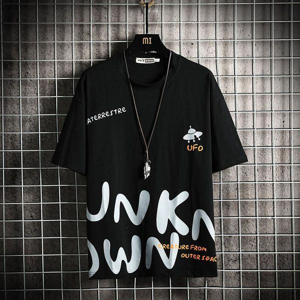 men's t-shirts fashion short sleeves casual o neck t-shirt black white print cotton 2021 summer clothes tees tshirt oversize, White;black
men's t-shirts fashion short sleeves casual o neck t-shirt black white print cotton 2021 summer clothes tees tshirt oversize, White;black