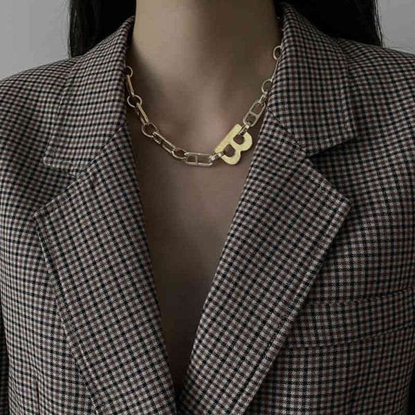 letter b versatile necklace korean minority design simple clavicle net red sweet fashion neck chain female, Silver
letter b versatile necklace korean minority design simple clavicle net red sweet fashion neck chain female, Silver