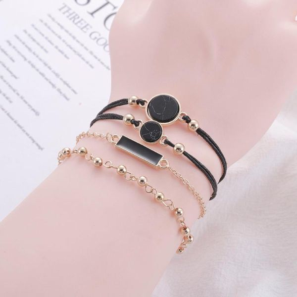 european american charm black turquois zircon pattern bracelet 4 piece set men women handmade accessories chain link,
european american charm black turquois zircon pattern bracelet 4 piece set men women handmade accessories chain link,