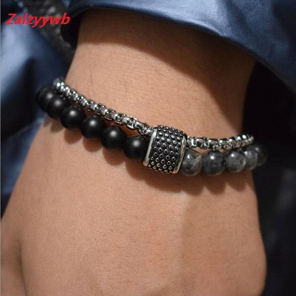 link, chain natural map stone men's beaded bracelet for women stainless steel bracelets male jewelry tiger eye strand, Black
link, chain natural map stone men's beaded bracelet for women stainless steel bracelets male jewelry tiger eye strand, Black