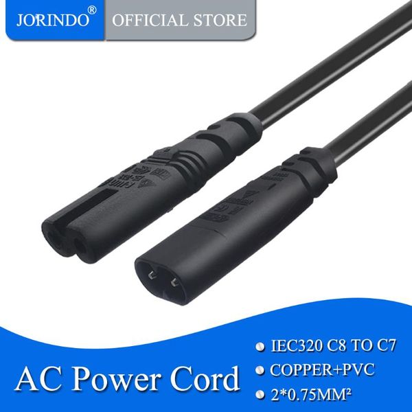 smart power plugs jorindo 5m/16.4ft, iec320 c7 to c8 extension cable,c8 male female adapter cable,desk lamp,camera cable cord
smart power plugs jorindo 5m/16.4ft, iec320 c7 to c8 extension cable,c8 male female adapter cable,desk lamp,camera cable cord