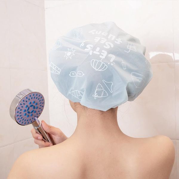 shower caps 1pc reusable cap thicken waterproof elastic simple cartoon letter printing bath hats hair dry cover home bathroom tool
shower caps 1pc reusable cap thicken waterproof elastic simple cartoon letter printing bath hats hair dry cover home bathroom tool