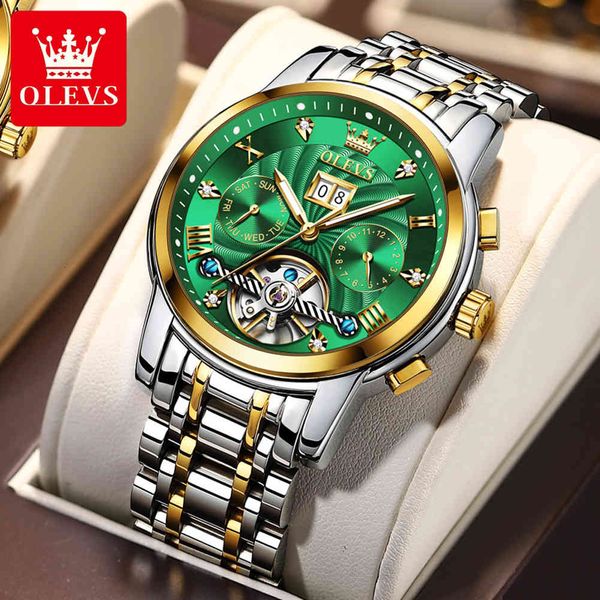 olevs 2021 fire automatic clock luxury men business magnificent mechanical waterproof date hollow sports, Slivery;brown
olevs 2021 fire automatic clock luxury men business magnificent mechanical waterproof date hollow sports, Slivery;brown
