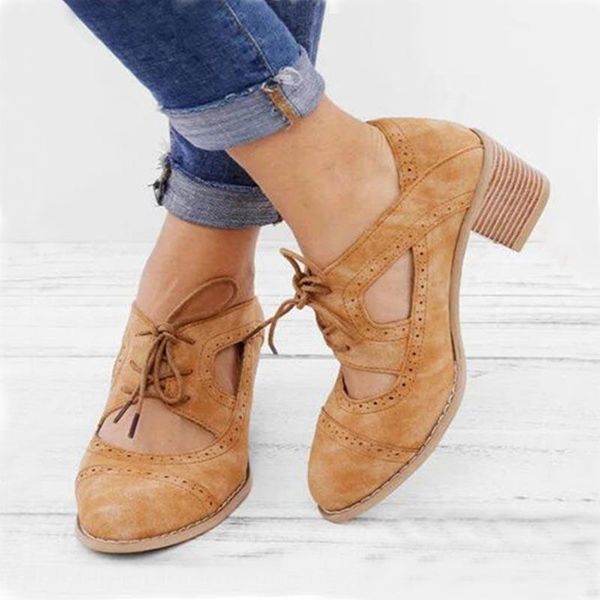 women pionted toe shoes female square heel lace up hollow out 2021 spring autumn lady casual breathable pumps big size 43 dress, Black
women pionted toe shoes female square heel lace up hollow out 2021 spring autumn lady casual breathable pumps big size 43 dress, Black