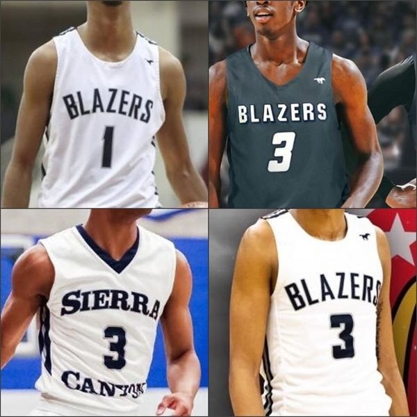 goodncaa custom sierra canyon basketball jersey high school any name number 0 bronny james 15 terren frank 2 zaire wade 10 bailey, Black
goodncaa custom sierra canyon basketball jersey high school any name number 0 bronny james 15 terren frank 2 zaire wade 10 bailey, Black