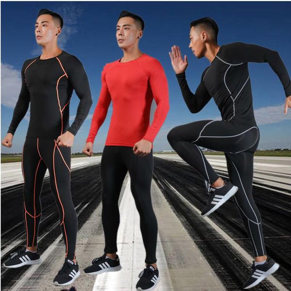 men's tracksuits men compression tracksuit quick dry sweat workout mma rashguard sportswear running clothes, Gray
men's tracksuits men compression tracksuit quick dry sweat workout mma rashguard sportswear running clothes, Gray