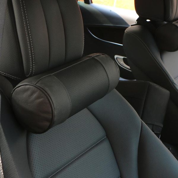 seat cushions genuine leather memory bone head protector car headrest pillows auto safety cylindrical black neck support cover cushion
seat cushions genuine leather memory bone head protector car headrest pillows auto safety cylindrical black neck support cover cushion