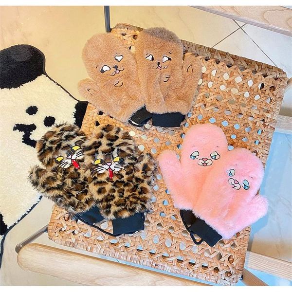 five fingers gloves cute kids audlts girl plush warm mittens full winter soft, Blue;gray
five fingers gloves cute kids audlts girl plush warm mittens full winter soft, Blue;gray