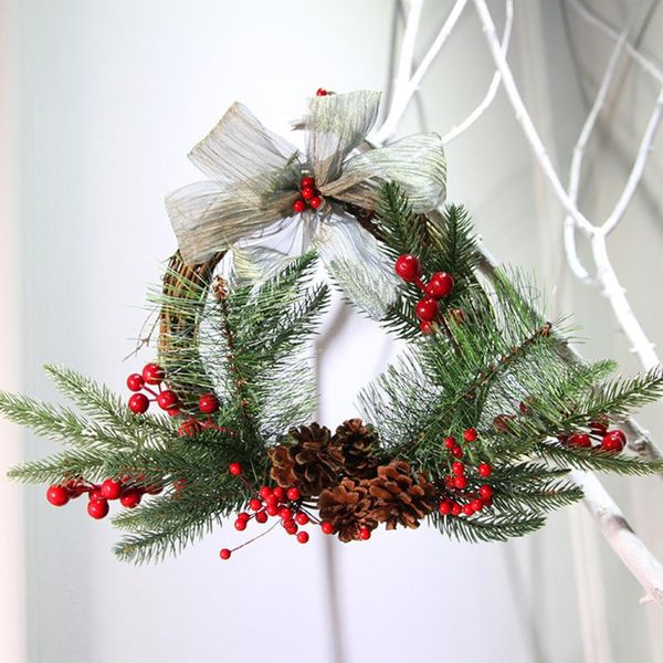 christmas rattan wreath hanging ornament natural pine cone foam red fruit leaf decoration pendant for door wall decorative flowers & wreaths
christmas rattan wreath hanging ornament natural pine cone foam red fruit leaf decoration pendant for door wall decorative flowers & wreaths