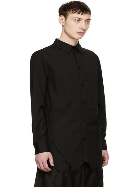 men's casual shirts classic dark irregular hem design urban youth fashion trend loose large size shirt, White;black
men's casual shirts classic dark irregular hem design urban youth fashion trend loose large size shirt, White;black