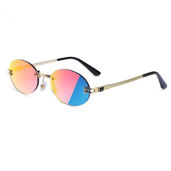 sunglasses frameless retro oval mirror lens women gold frame male rimless small vintage sun glasses uv400, White;black
sunglasses frameless retro oval mirror lens women gold frame male rimless small vintage sun glasses uv400, White;black