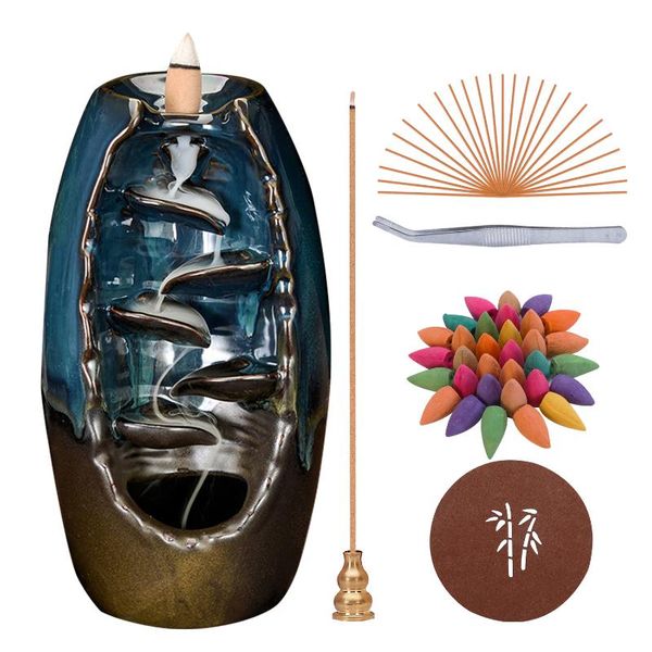 fragrance lamps xcg 120 cone creative home decoration reflow stick incense burner ceramic yoga tea room
fragrance lamps xcg 120 cone creative home decoration reflow stick incense burner ceramic yoga tea room