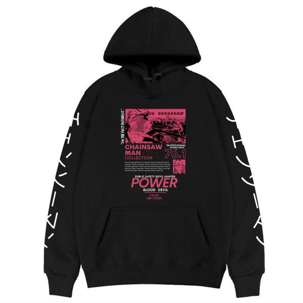 men's hoodies & sweatshirts men japan manga hoodie anime chainsaw sweatshirt power pattern hooded women oversized loose streetwear to, Black
men's hoodies & sweatshirts men japan manga hoodie anime chainsaw sweatshirt power pattern hooded women oversized loose streetwear to, Black