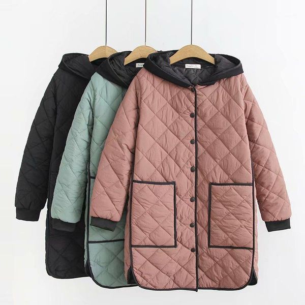 women's down & parkas winter coat women hooded button warm padded jacket casual pocket long sleeve single breasted solid outwear plus s, Black
women's down & parkas winter coat women hooded button warm padded jacket casual pocket long sleeve single breasted solid outwear plus s, Black