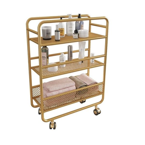 hooks & rails european style movable rack living room simple bathroom storage shelf trolley
hooks & rails european style movable rack living room simple bathroom storage shelf trolley