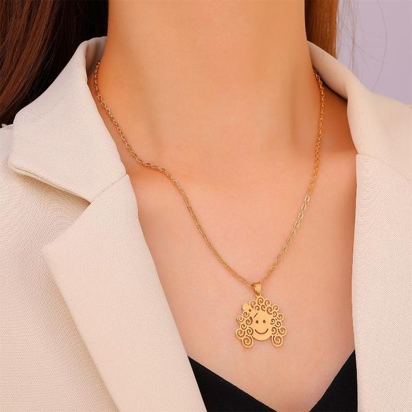 chains 2021 girl boy pendant charm gold color chain necklaces women girls creative party wedding year jewelry, Silver
chains 2021 girl boy pendant charm gold color chain necklaces women girls creative party wedding year jewelry, Silver