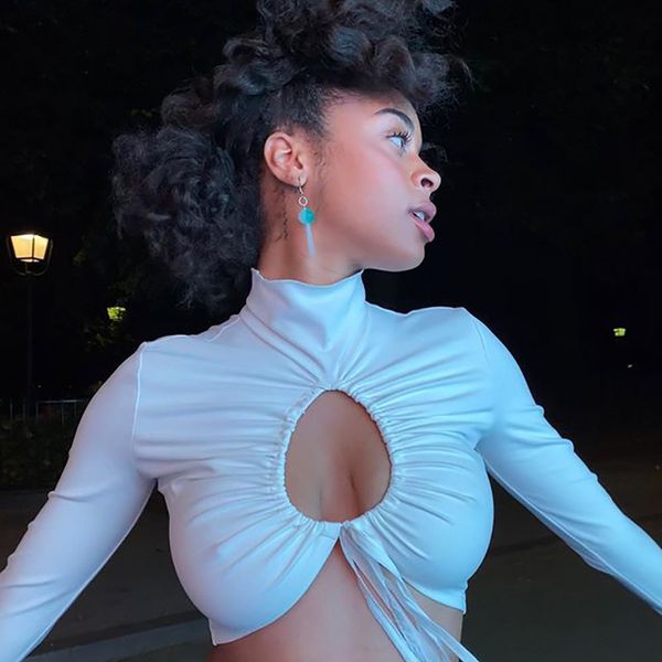 shestyle turtleneck white hollow out dstring solid long sleeve crop black clubwear tees t shirts women 2021by air, Black;white
shestyle turtleneck white hollow out dstring solid long sleeve crop black clubwear tees t shirts women 2021by air, Black;white