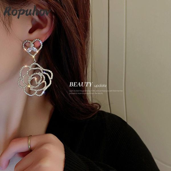 dangle & chandelier ropuhov full rhinestone pierced love flower fashion super fairy design earrings, Silver
dangle & chandelier ropuhov full rhinestone pierced love flower fashion super fairy design earrings, Silver