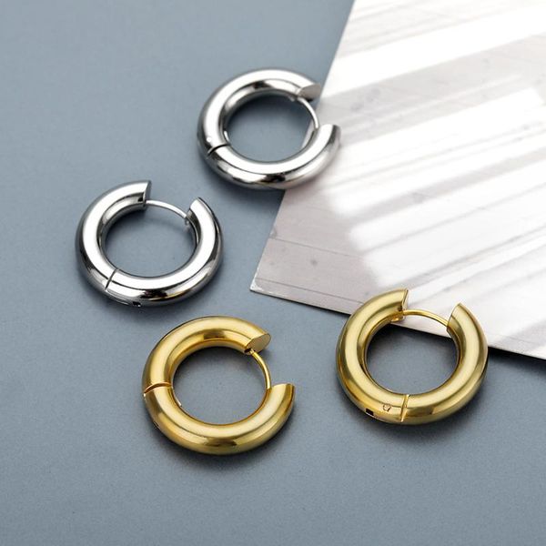 hoop & huggie elegant circle round earrings for women gothic stainless steel female ear ring gold jewelry bijoux femme 2021 bff, Golden;silver
hoop & huggie elegant circle round earrings for women gothic stainless steel female ear ring gold jewelry bijoux femme 2021 bff, Golden;silver