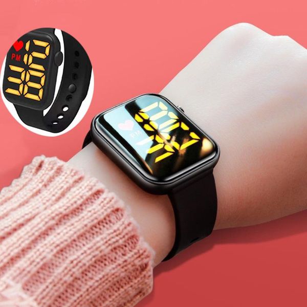 wristwatches square electronic watch touch led big digital simple life waterproof bracelet couple student, Slivery;brown
wristwatches square electronic watch touch led big digital simple life waterproof bracelet couple student, Slivery;brown
