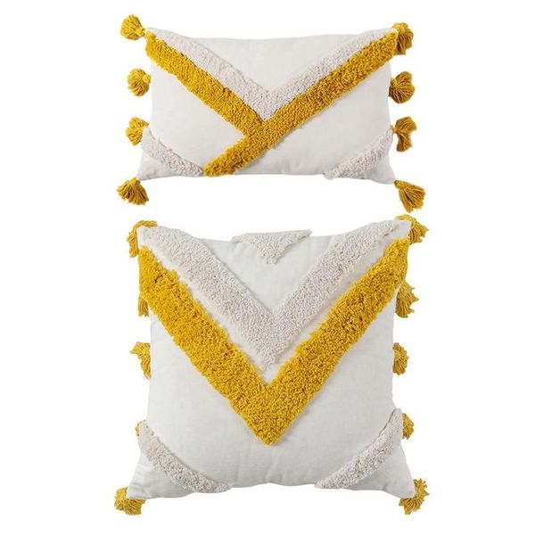 pillow case 2 pcs throw covers boho modern tribal tufted fringe tassel couch cushion case-30 x 50cm & 45 45cm
pillow case 2 pcs throw covers boho modern tribal tufted fringe tassel couch cushion case-30 x 50cm & 45 45cm