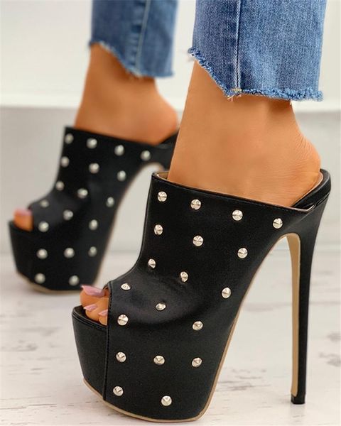 slippers brand big size 42 platform party fetish thin extreme high heels slingback summer sandal mules women shoes, Black
slippers brand big size 42 platform party fetish thin extreme high heels slingback summer sandal mules women shoes, Black
