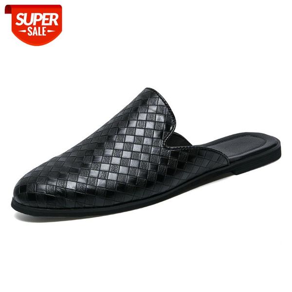 fashion men half loafers pu leather slippers weaving loafer slides breathable mules for man outdoor lightweight half shoes #7c5y
fashion men half loafers pu leather slippers weaving loafer slides breathable mules for man outdoor lightweight half shoes #7c5y