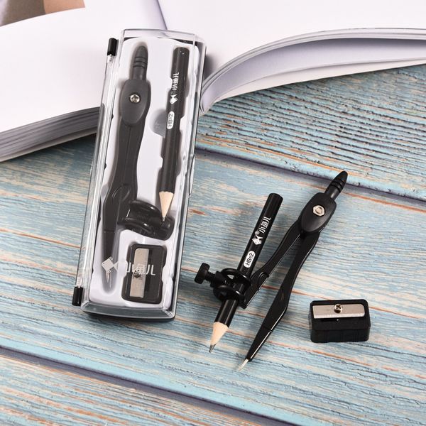 sharpeners xiaoyuer zinc alloy compass 2218 student drawing tool black metal cil shar er set
sharpeners xiaoyuer zinc alloy compass 2218 student drawing tool black metal cil shar er set