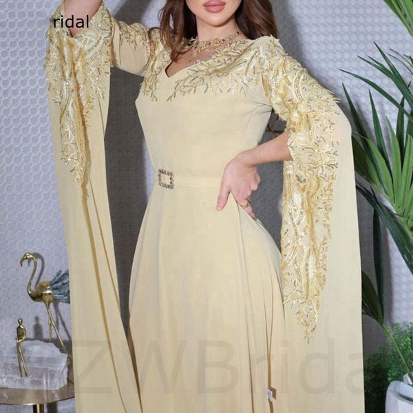 v neck chiffon long sleeve evening dresses 2022 vestido de fiesta formal prom party gowns a line, Black;red
v neck chiffon long sleeve evening dresses 2022 vestido de fiesta formal prom party gowns a line, Black;red