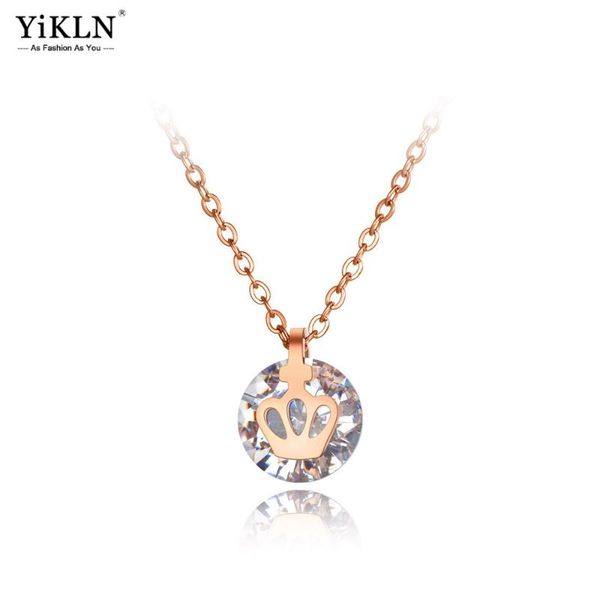 yikln titanium stainless steel cz crystal choker necklaces jewelry trendy crown charm pendant necklace for women yn20020 chokers, Golden;silver
yikln titanium stainless steel cz crystal choker necklaces jewelry trendy crown charm pendant necklace for women yn20020 chokers, Golden;silver