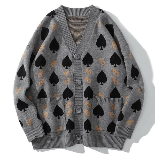 men's sweaters 2021 hip hop streetwear knitted sweater men women heart pattern harajuku oversize vintage loose cardigan black, White;black
men's sweaters 2021 hip hop streetwear knitted sweater men women heart pattern harajuku oversize vintage loose cardigan black, White;black