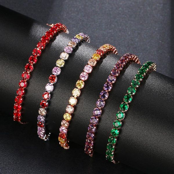 link, chain ksra 2021 korean rainbow zircon bracelet for women fashion luxury multicolor crystal wedding bridal jewelry adjustable, Black
link, chain ksra 2021 korean rainbow zircon bracelet for women fashion luxury multicolor crystal wedding bridal jewelry adjustable, Black