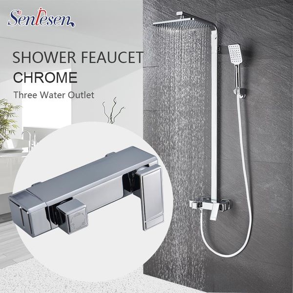 senlesen shower faucet nickle gold ultra-thin shower head hand single handle mixer water tap para bathroom bath
senlesen shower faucet nickle gold ultra-thin shower head hand single handle mixer water tap para bathroom bath