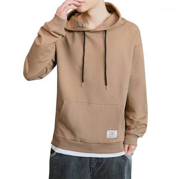 men's hoodies & sweatshirts the fall of hooded fleece pure color split off two sets loose long-sleeved shirt, Black
men's hoodies & sweatshirts the fall of hooded fleece pure color split off two sets loose long-sleeved shirt, Black