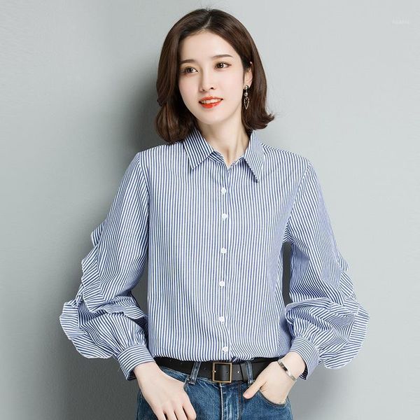 women's jackets 2021 autumn clothing korean pure cotton shirt loose long sleeve temperament white, Black;brown
women's jackets 2021 autumn clothing korean pure cotton shirt loose long sleeve temperament white, Black;brown