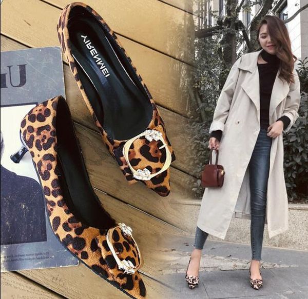 dress shoes fashion women ladies pointed toe shallow suede crystal leopard print pumps high heels woman, Black
dress shoes fashion women ladies pointed toe shallow suede crystal leopard print pumps high heels woman, Black