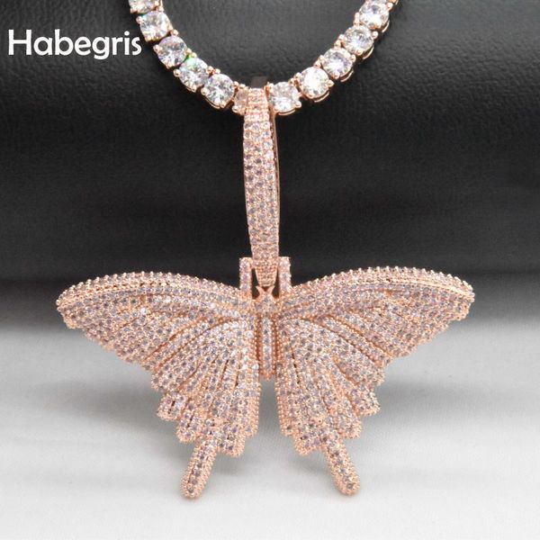 habegris multicolor butterfly pendant necklace iced out full of zircon hip hop jewelry for women accessories neck chains necklaces, Silver
habegris multicolor butterfly pendant necklace iced out full of zircon hip hop jewelry for women accessories neck chains necklaces, Silver