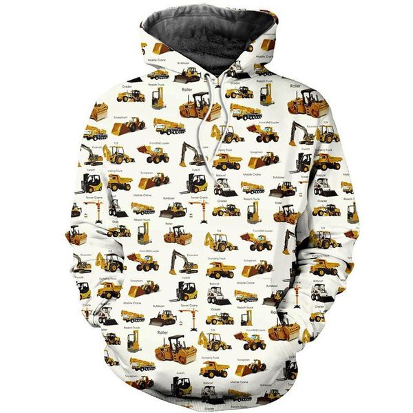 men's hoodies & sweatshirts hip-hop style sweatshirt heavy equipment 3d full printed fashion hoodie personalized casual zip jacket, Black
men's hoodies & sweatshirts hip-hop style sweatshirt heavy equipment 3d full printed fashion hoodie personalized casual zip jacket, Black