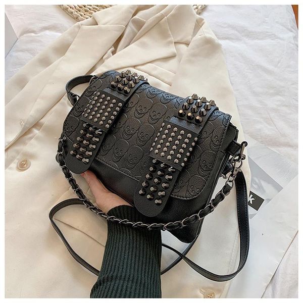 evening bags fashion vintage rivet design shoulder for women stylish unique chain leather crossbody handbag female daily shopper b113
evening bags fashion vintage rivet design shoulder for women stylish unique chain leather crossbody handbag female daily shopper b113