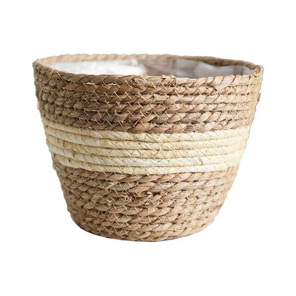 nordic handmade straw storage basket indoor outdoor flower pot plant container planters & pots
nordic handmade straw storage basket indoor outdoor flower pot plant container planters & pots