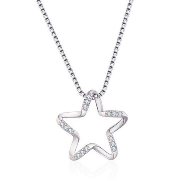 chokers star winded 18k silver plated pendant chain necklace women's wedding jewelry, Golden;silver
chokers star winded 18k silver plated pendant chain necklace women's wedding jewelry, Golden;silver