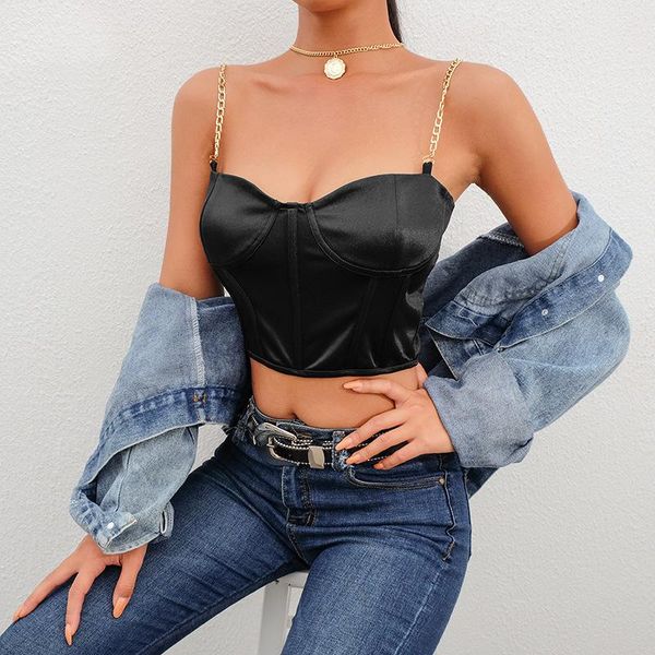 women's tanks & camis 2021 women solid color sleeveless tank with chain strap, low-cut padded cropped for summer,beach seaside, White
women's tanks & camis 2021 women solid color sleeveless tank with chain strap, low-cut padded cropped for summer,beach seaside, White