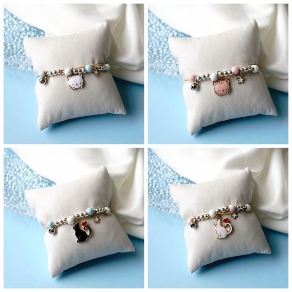 charm bracelets ceramics white pink black cat for girls teens kids woven beaded kitty bracelt boho pet jewlery gift children, Golden;silver
charm bracelets ceramics white pink black cat for girls teens kids woven beaded kitty bracelt boho pet jewlery gift children, Golden;silver
