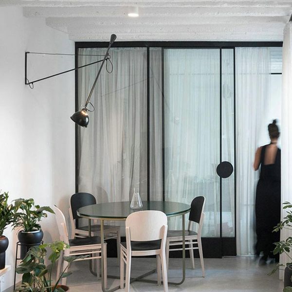 wall lamp led light long swing arm black white lights for home adjustable modern industrial sconce vintage e27 bedroom foyer
wall lamp led light long swing arm black white lights for home adjustable modern industrial sconce vintage e27 bedroom foyer