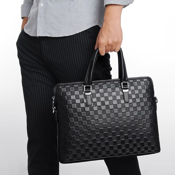 busins crown briefcase large capacity men's handbag embossed bag wear-ristant and waterproof pu single shoulder msenger bag
busins crown briefcase large capacity men's handbag embossed bag wear-ristant and waterproof pu single shoulder msenger bag