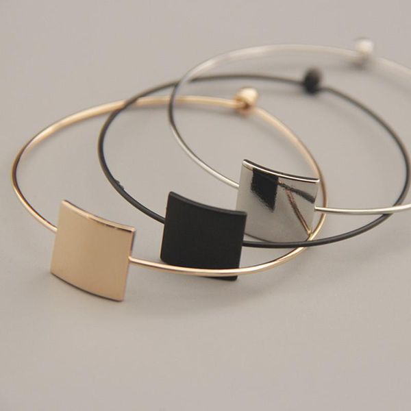 bangle retro fashion geometric squares contracted the bracelet wedding birthday girl, Black
bangle retro fashion geometric squares contracted the bracelet wedding birthday girl, Black