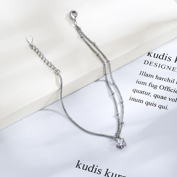 link, chain zircon crystal star double-layer bracelet for women adjustable creative line charm fashion korean femme jewelry boyulige, Black
link, chain zircon crystal star double-layer bracelet for women adjustable creative line charm fashion korean femme jewelry boyulige, Black