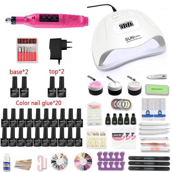 nail set 20/10 color gel varnish with 20000rpm drill machine and 120w uv led lamp for tool art kits1
nail set 20/10 color gel varnish with 20000rpm drill machine and 120w uv led lamp for tool art kits1
